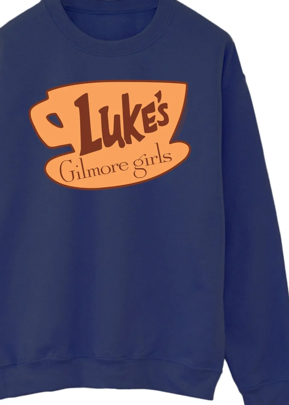 Loungewear>Gilmore Girls Luke's Logo Navy Sweatshirt