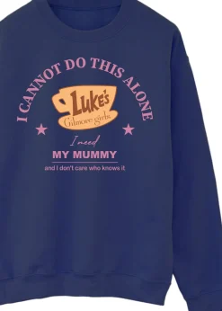 Loungewear>Gilmore Girls Need My Mum Navy Sweatshirt