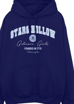 Tops>Gilmore Girls Stars Hollow Navy Hoodie