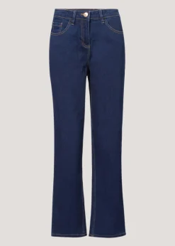 Jeans & Jeggings>Papaya Denim Grace Dark Wash Straight Fit Jeans Darkwash