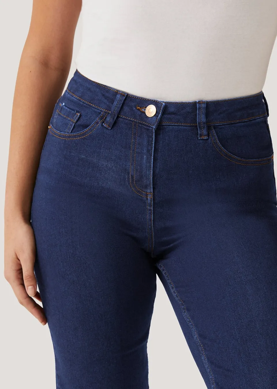 Jeans & Jeggings>Papaya Denim Grace Dark Wash Straight Fit Jeans Darkwash