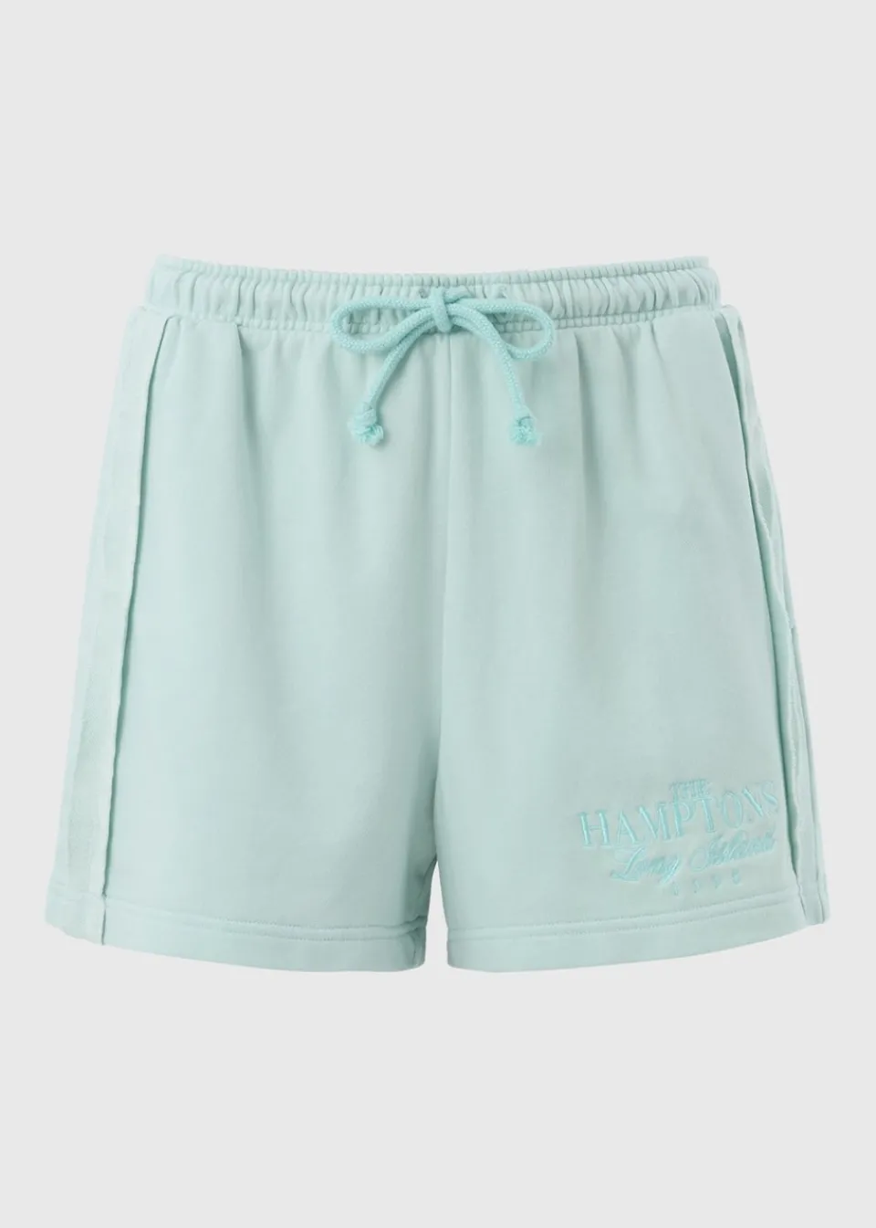 Shorts>Papaya Acid Wash Co Ord Shorts Green