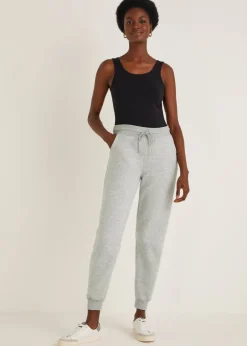 Trousers>Papaya Tapered Jogging Bottoms Grey