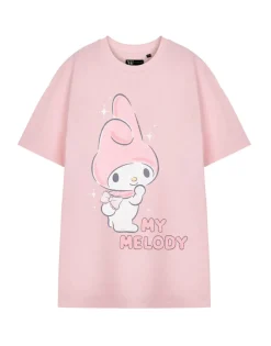 T-Shirts>Hello Kitty My Melody Pink T-Shirt
