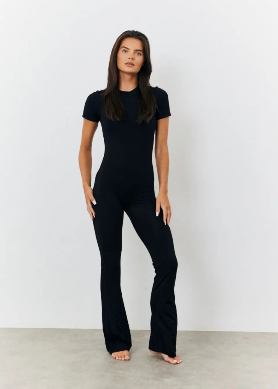 Jumpsuits & Playsuits>In The Style Black Jumpsuit