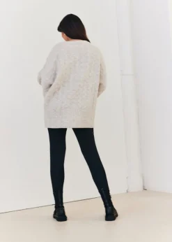Tops>In The Style Stacey Solomon Oatmeal Knitted Jumper