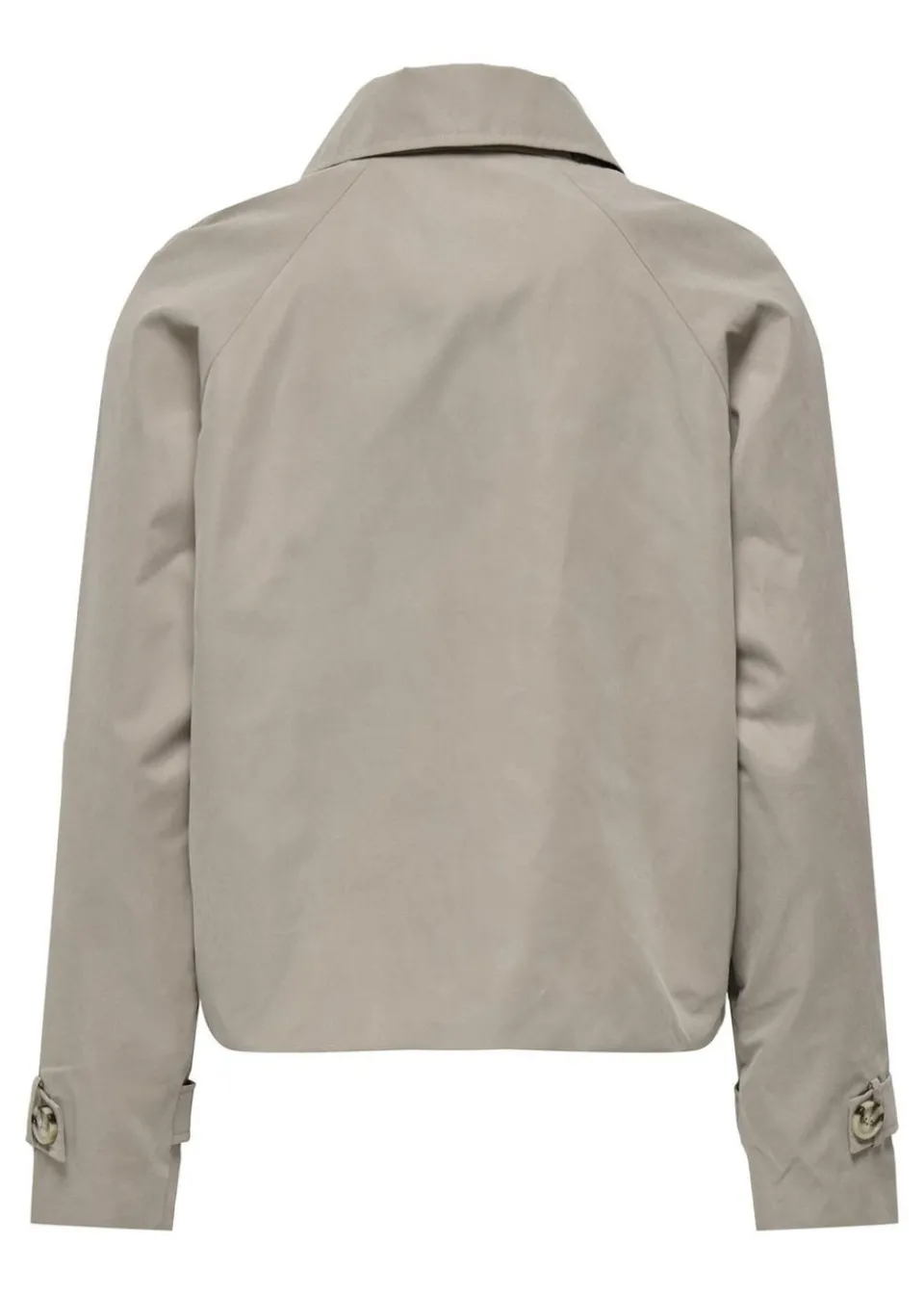 Coats & Jackets>JDY Beige Cropped Trench Coat