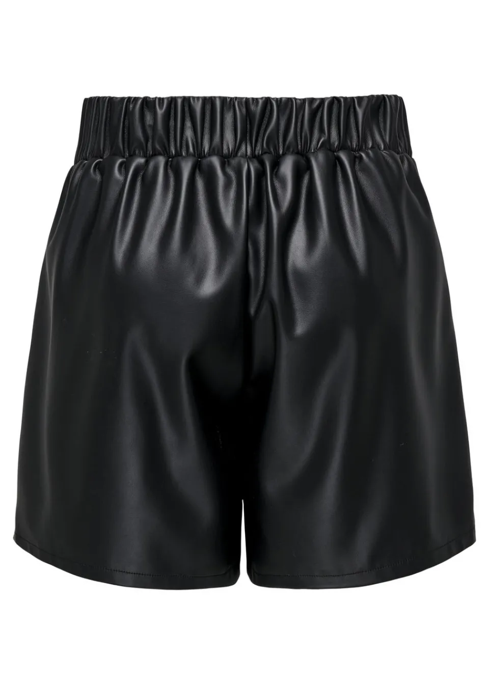 Shorts>JDY Black Leather Look Shorts