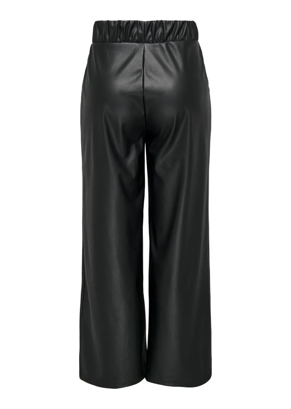 Trousers>JDY Black Leather Look Trousers