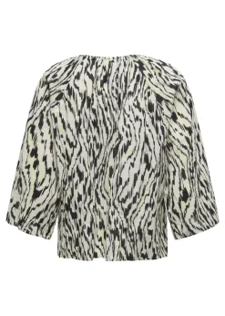 Tops>JDY Black Sapna Tassel Blouse