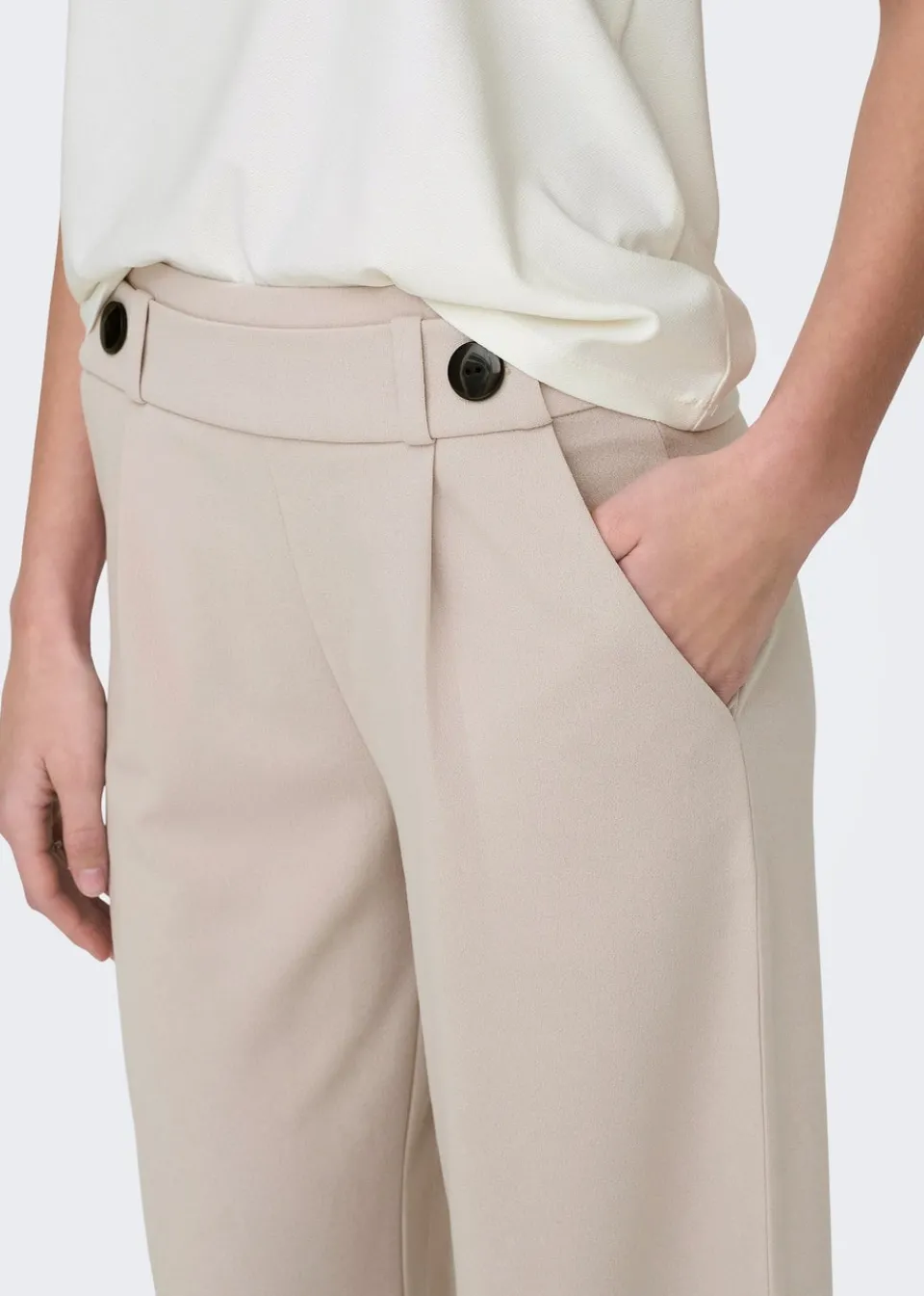 Trousers>JDY Geggo Beige Trousers