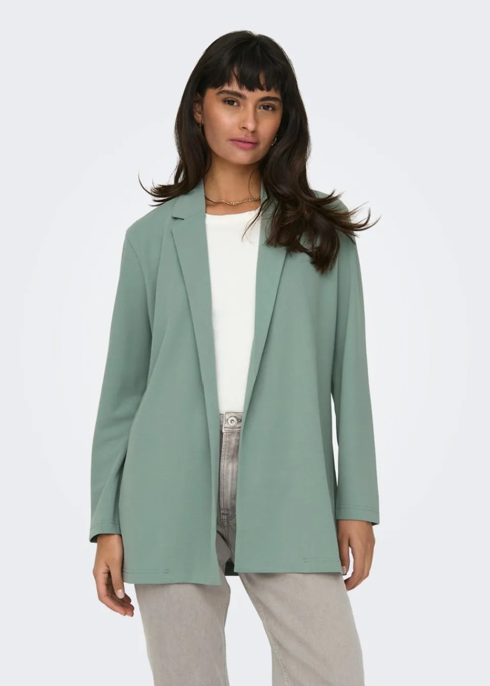 Coats & Jackets>JDY Green Geggo Ruched Blazer