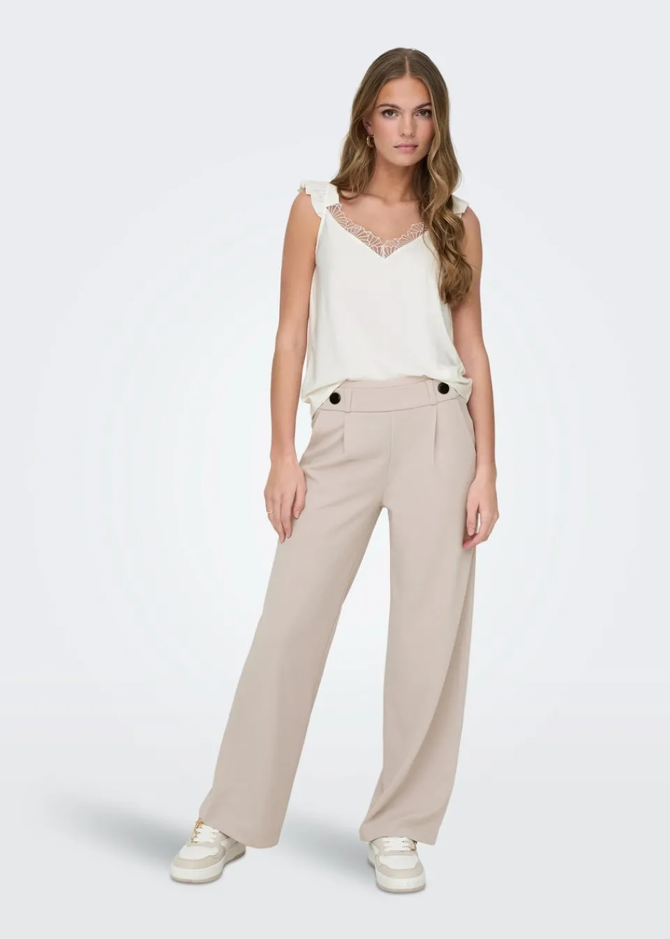 Trousers>JDY Geggo Trousers Grey