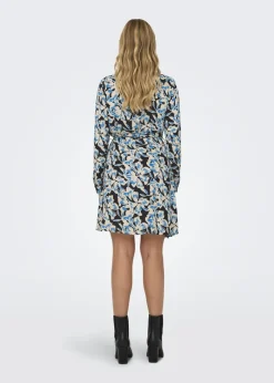 Dresses>JDY Multicoloured Floral Print Long Sleeve Shirt Dress