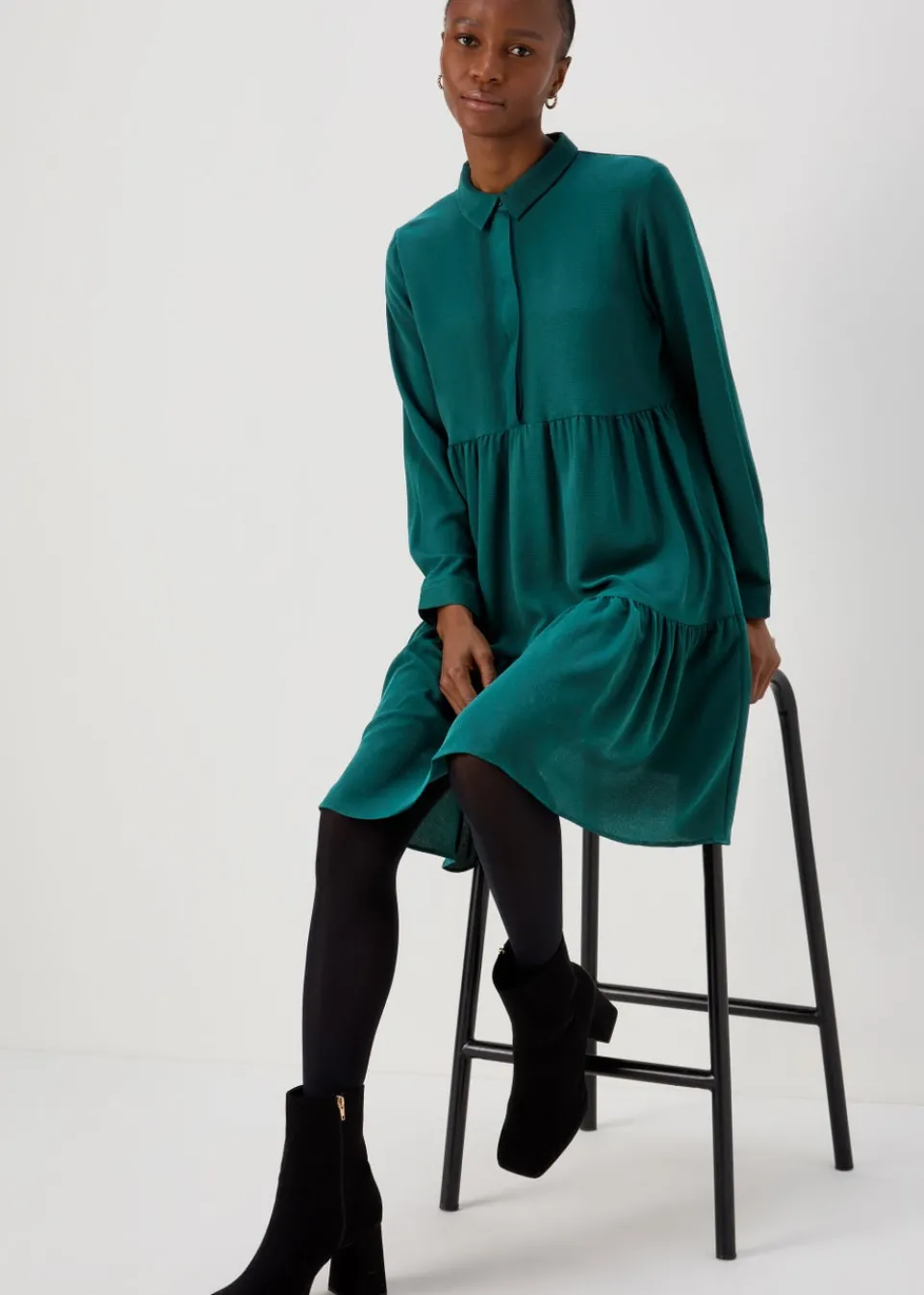Dresses>JDY Piper Shirt Dress Green