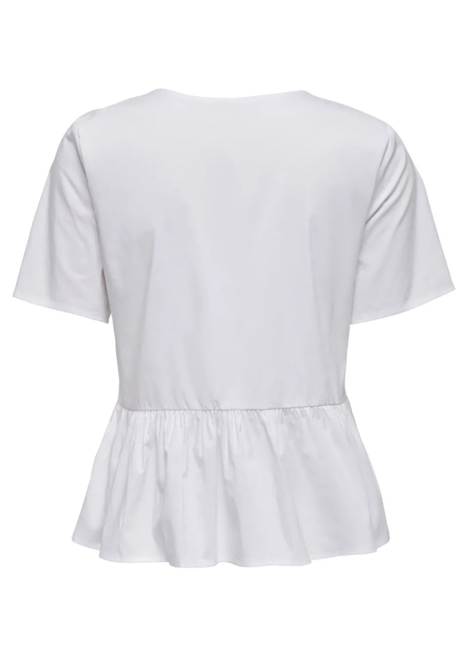 Tops>JDY White Ribbon Blouse