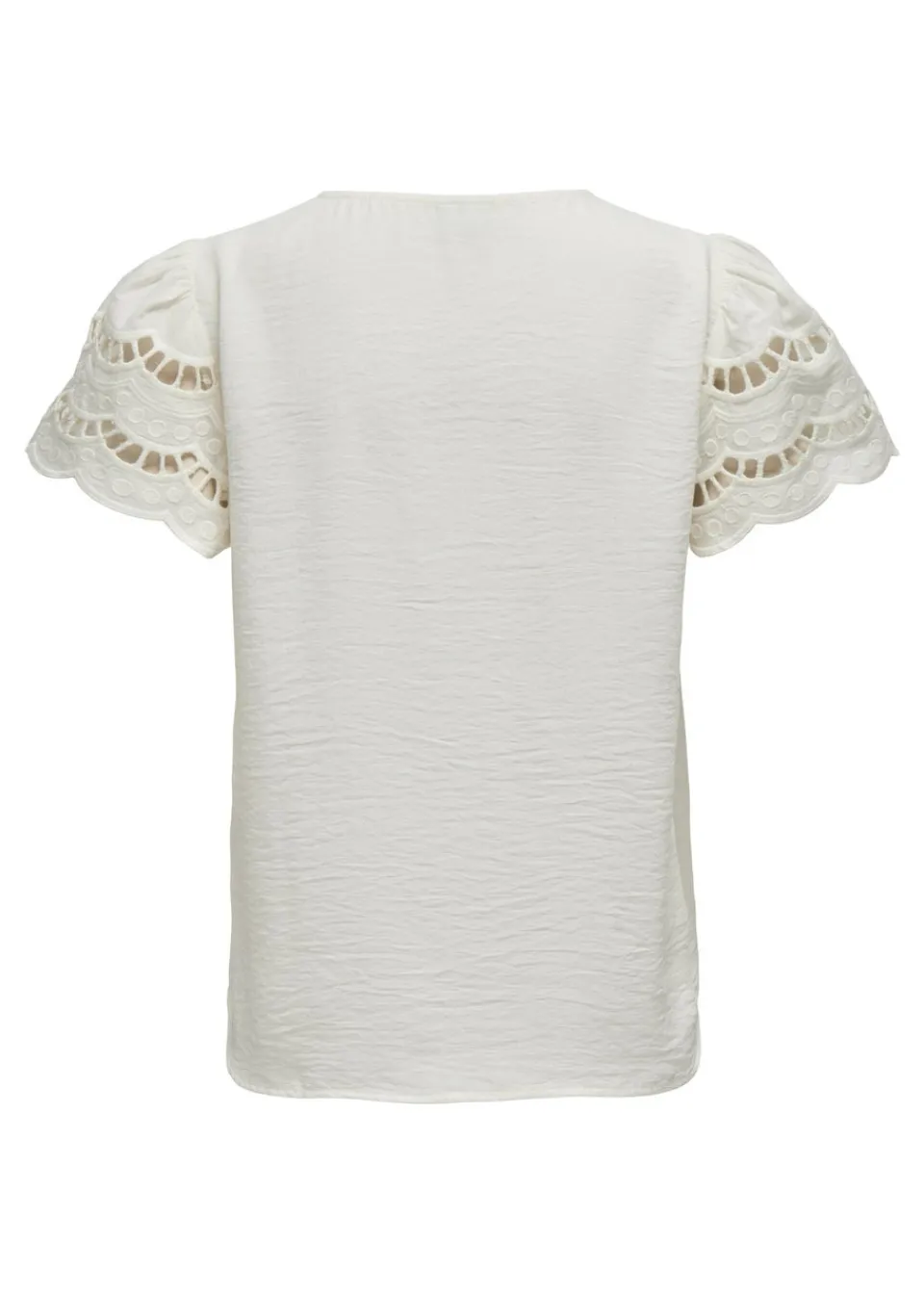 T-Shirts>JDY White Sleeve Detail T-Shirt