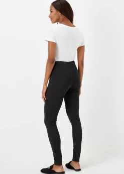 Jeans & Jeggings>Papaya Denim Jessie Black High Waisted Skinny Jeans (Long Length)
