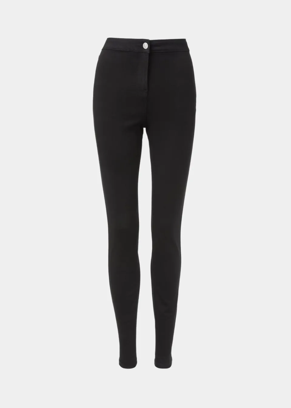 Jeans & Jeggings>Papaya Denim Jessie Black High Waisted Skinny Jeans (Long Length)