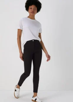 Jeans & Jeggings>Papaya Denim Jessie Black High Waisted Jeans