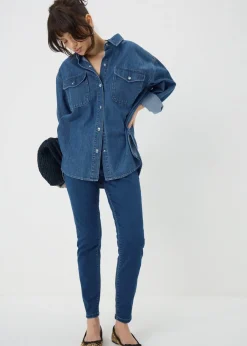 Jeans & Jeggings>Papaya Denim Jessie high waist dark wash jeans