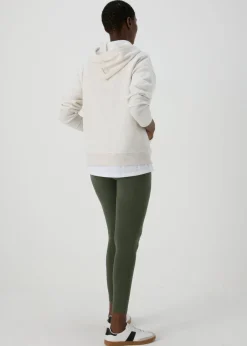 Loungewear>Papaya Cotton Leggings Khaki
