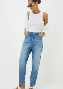 Jeans & Jeggings>Papaya Denim Light Wash Mom Jeans LightWash