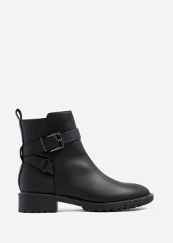 Footwear>Linzi Watson Black Nubuck Ankle Boot