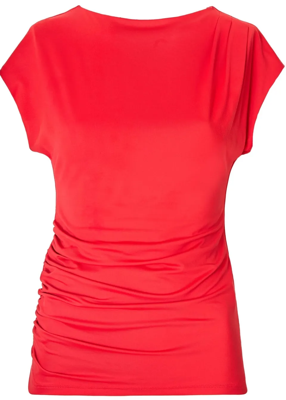 T-Shirts>Little Mistress Ruched Top by Vicky Pattison Red