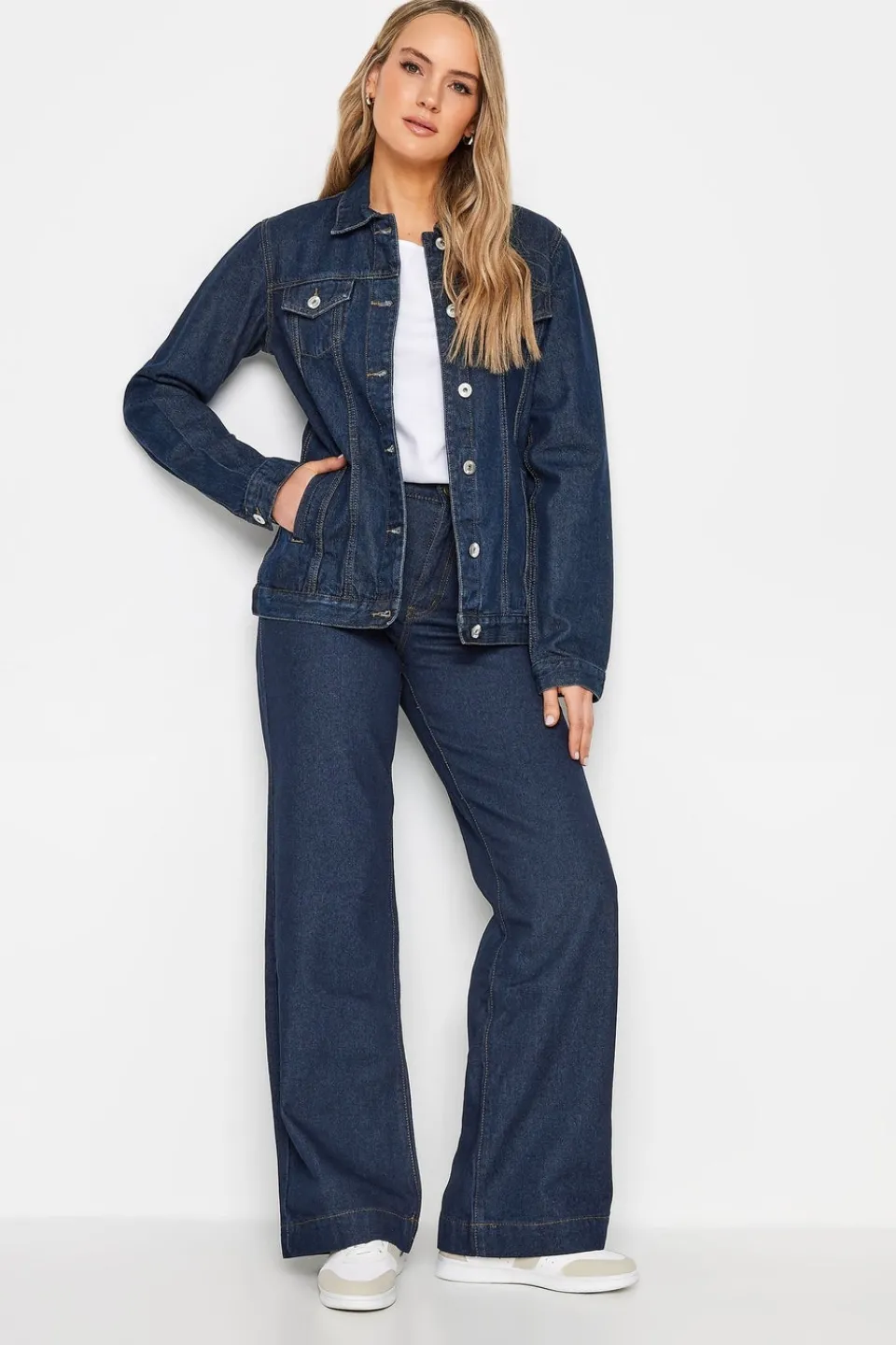 Coats & Jackets>Long Tall Sally Indigo Blue Denim Jacket