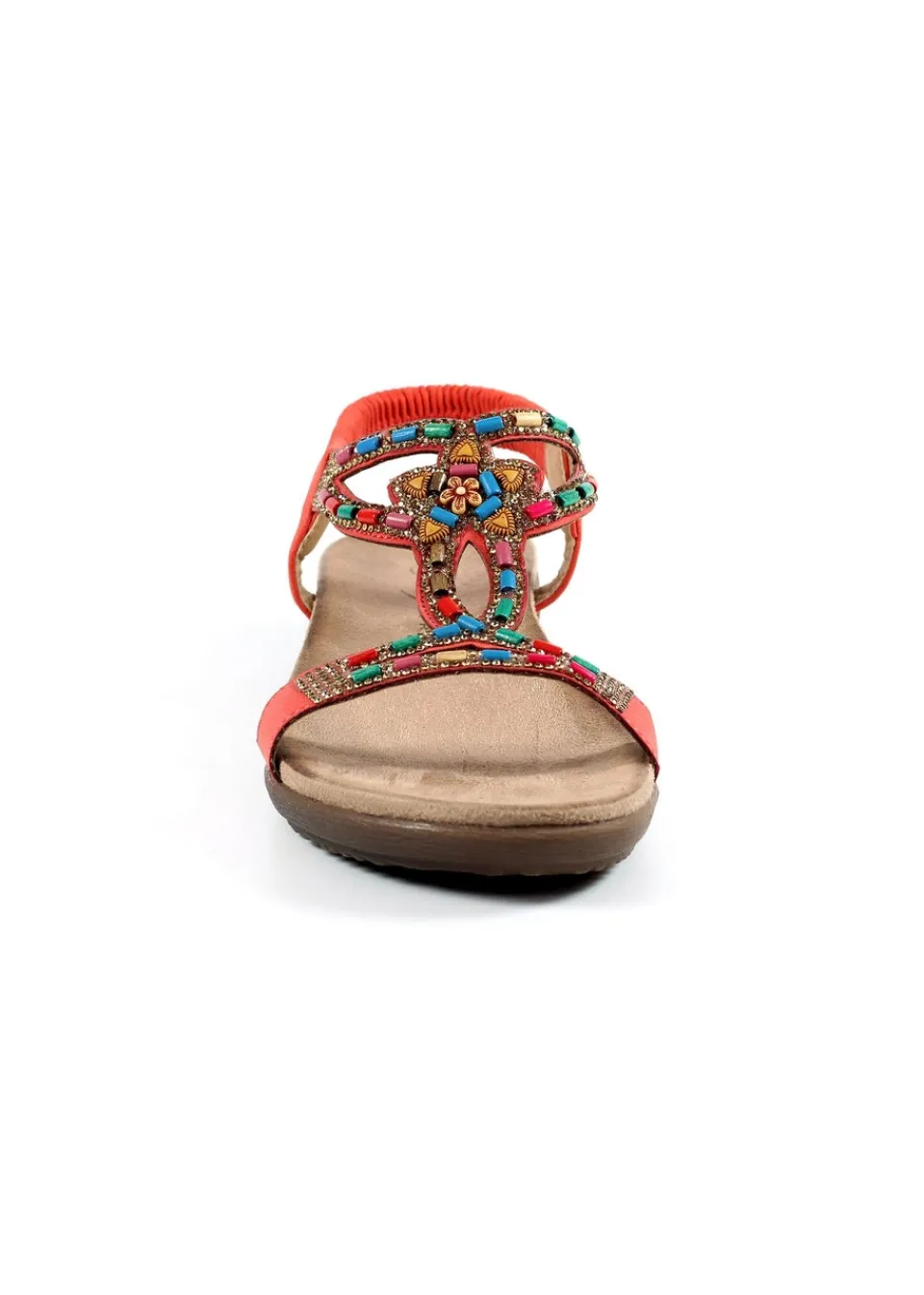 Footwear>Lunar Orange Mariella Sandal