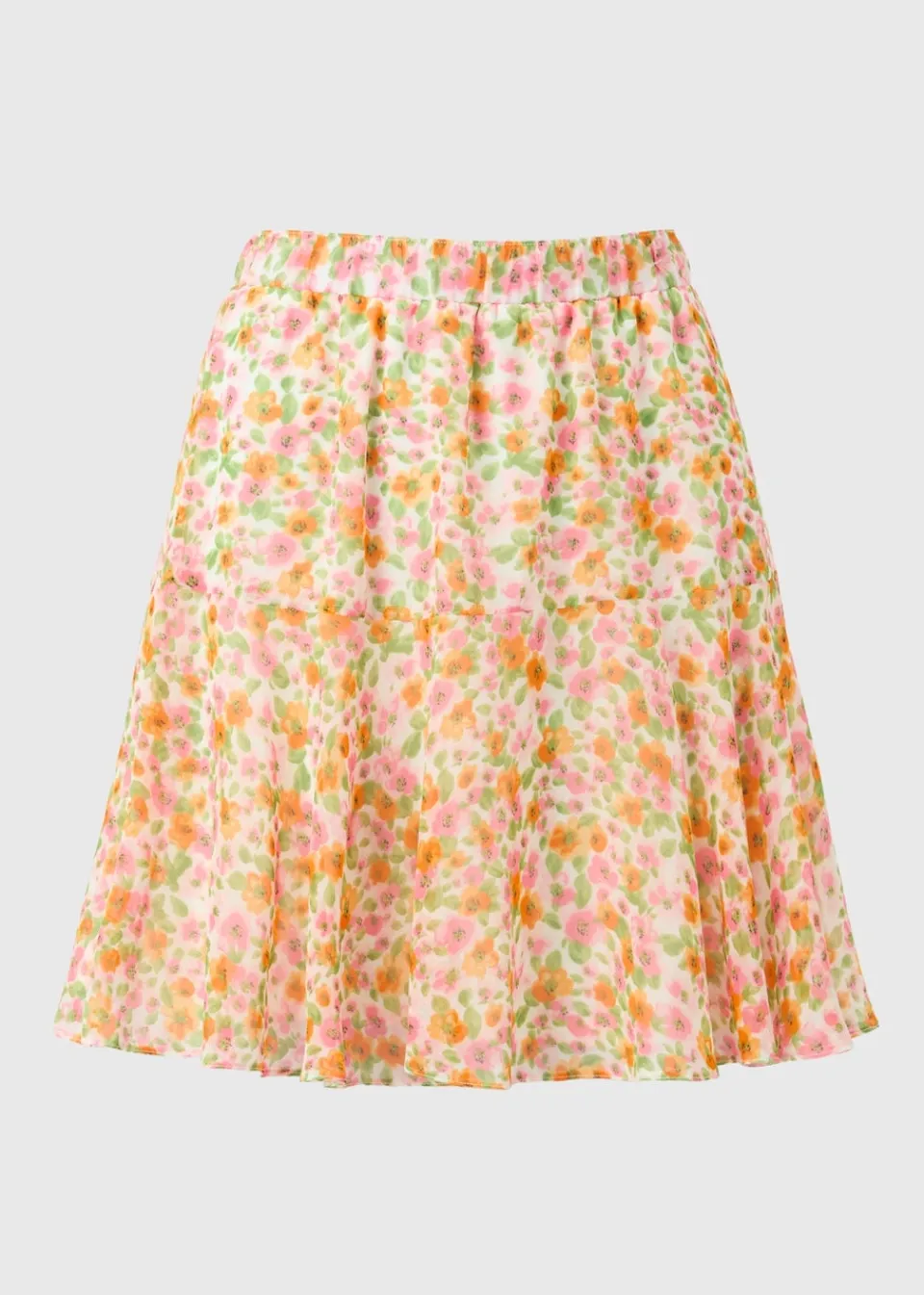 Skirts>Papaya Multicolour Ditsy Floral Mini Skirt
