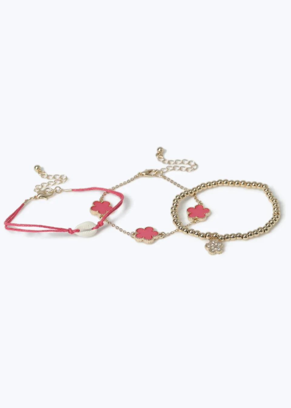 Accessories>Muse Pink Seashell Wristwear Multipack