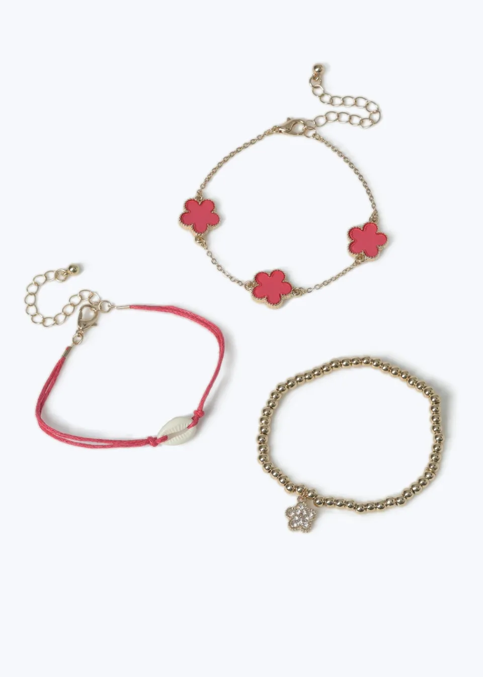 Accessories>Muse Pink Seashell Wristwear Multipack