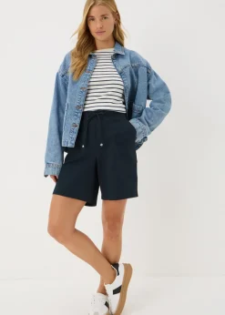 Shorts>Papaya Navy Clipper Shorts