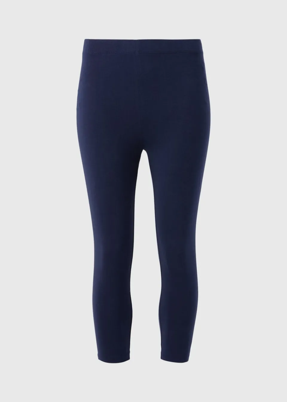 Leggings>Papaya Navy Cropped Leggings