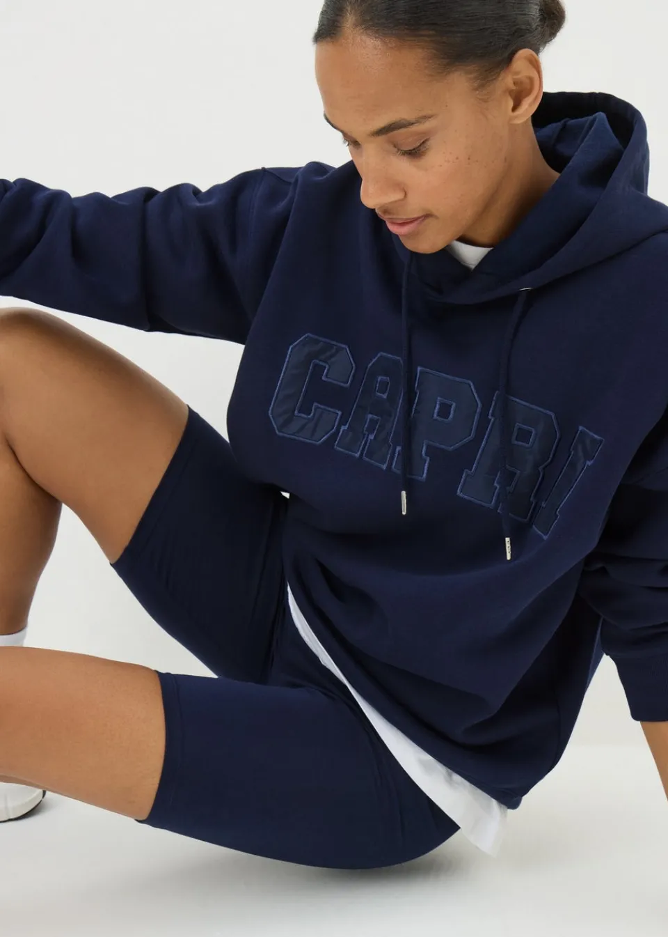 Shorts>Papaya Navy Cycling Shorts