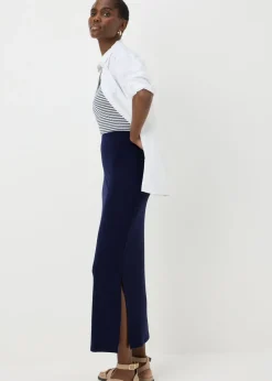 Skirts>Papaya Navy Jersey Maxi Skirt