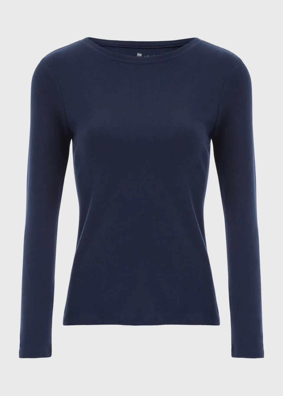 T-Shirts>Papaya Navy Long Sleeve T Shirt