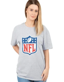 T-Shirts>NFL Grey Shield Logo Short Sleeved T-Shirt