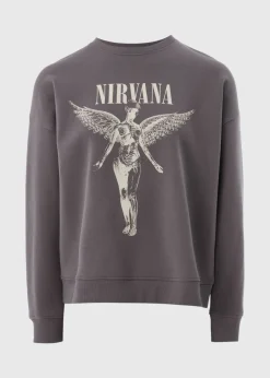 Tops>Nirvana Grey In Utero Sweatshirt