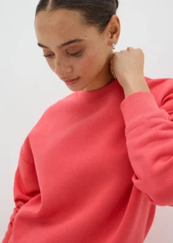Loungewear>Papaya Petite Coral Longline Sweatshirt
