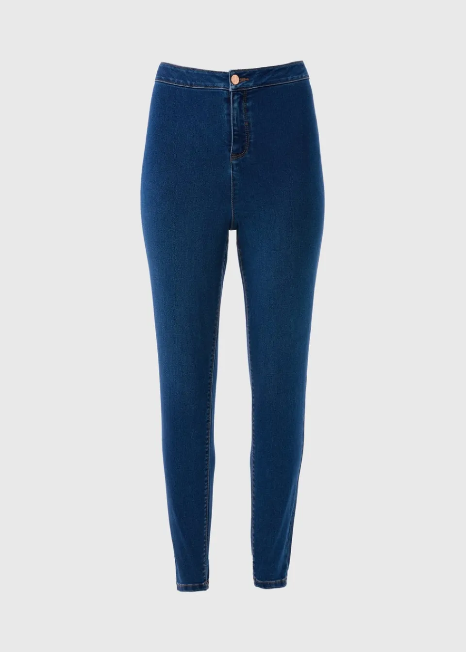 Jeans & Jeggings>Papaya Petite Dark Wash High Waisted Jeans