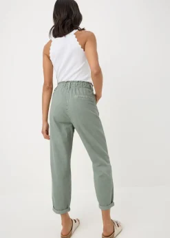 Jeans & Jeggings>Papaya Denim Paperbag sage green jeans Sagegreen