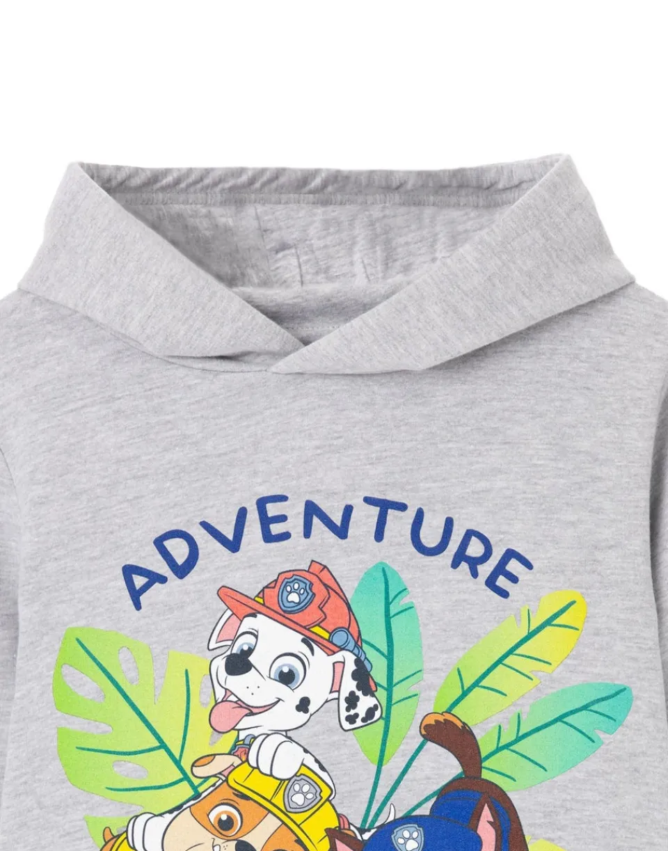 Loungewear>Paw Patrol Advernture Squad Kids Grey Marl Hoodie (3-8 years)