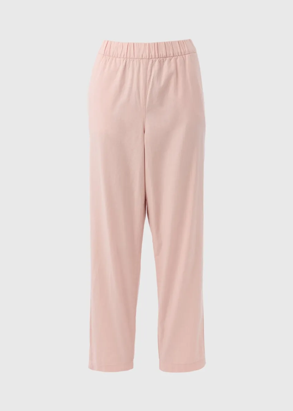 Trousers>Papaya Pink Pull On Pink Trousers