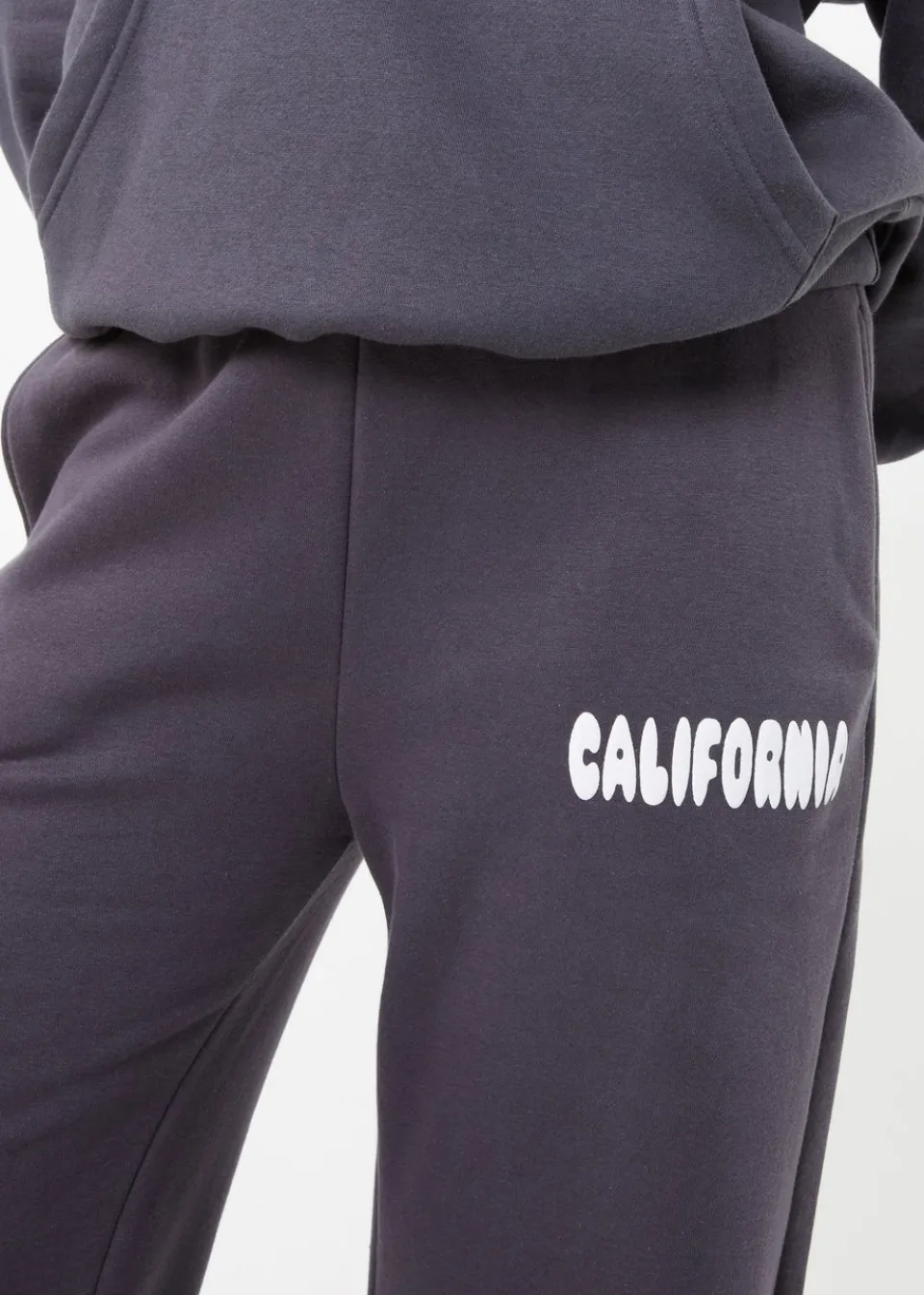 Trousers>Pink Vanilla Slate California Wide Leg Joggers