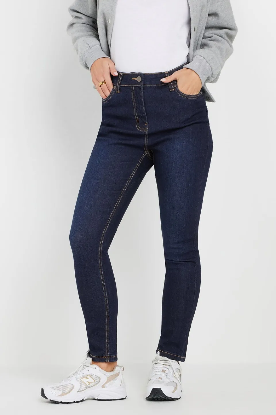 Jeans & Jeggings>PIXIEGIRL Dark Blue Stretch Skinny Ava Jeans
