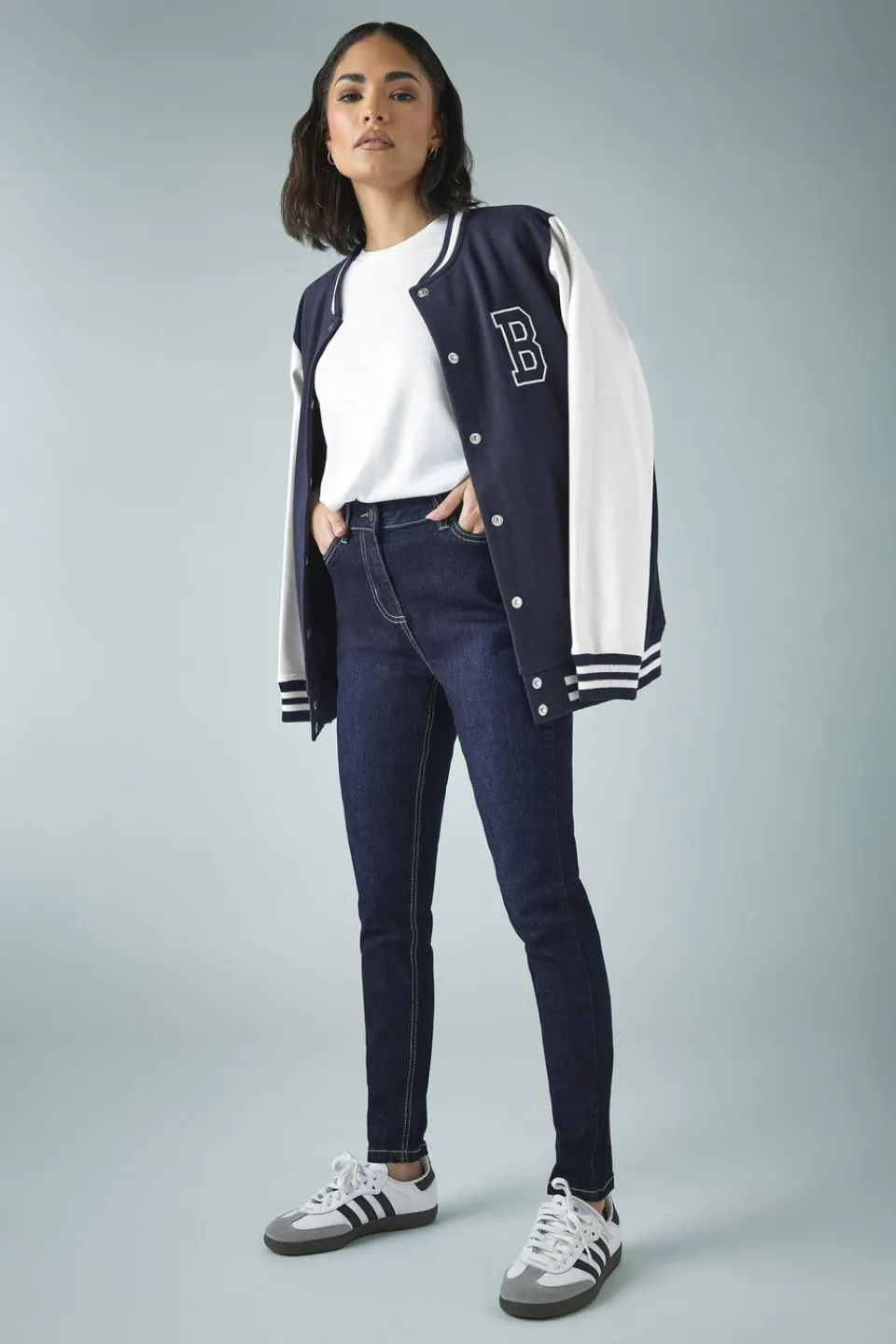 Jeans & Jeggings>PIXIEGIRL Dark Blue Stretch Skinny Ava Jeans