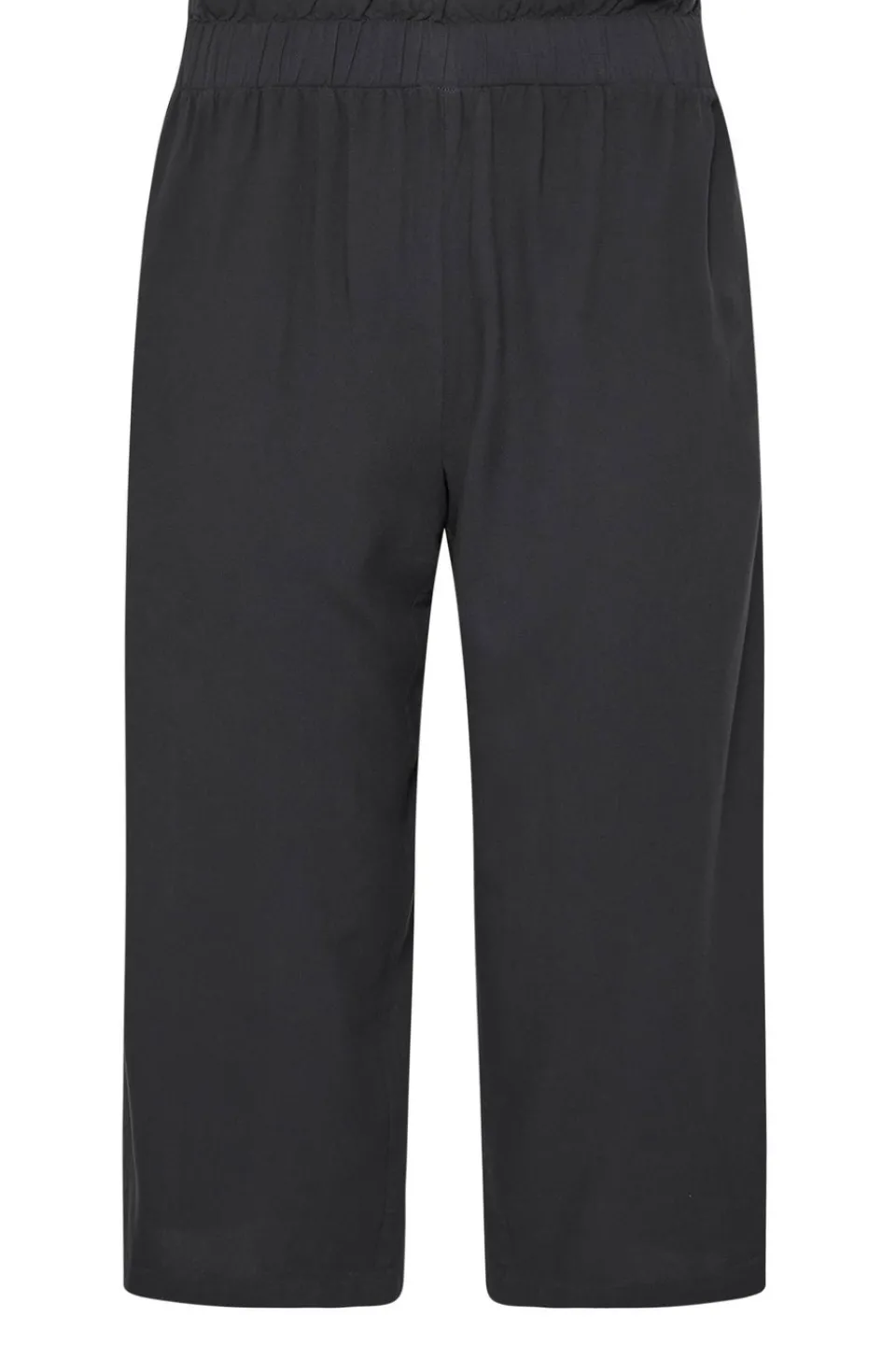 Trousers>PIXIEGIRL Petite Black Acid Wash Cropped Trousers